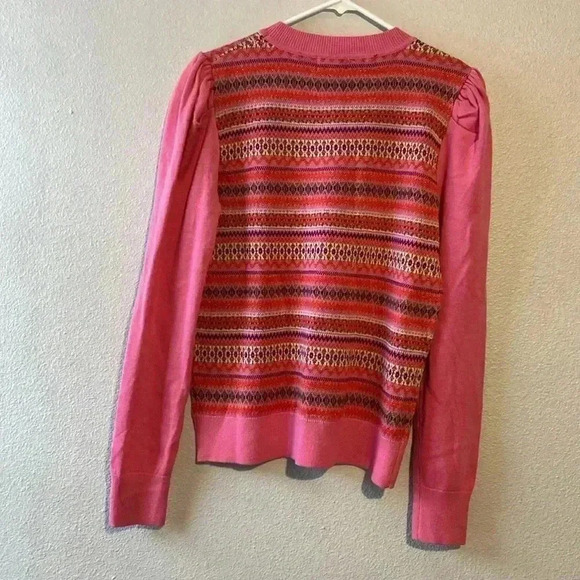 Fate Fair Isle Puff Sleeve Sweater - Picture 6 of 6
